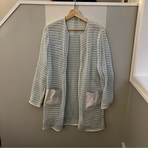 Lamb leather jacket Elie Tahari white size S